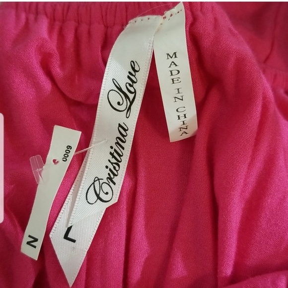 New Fuchsia Pink Strapless Dress NWOT - Picture 9 of 11